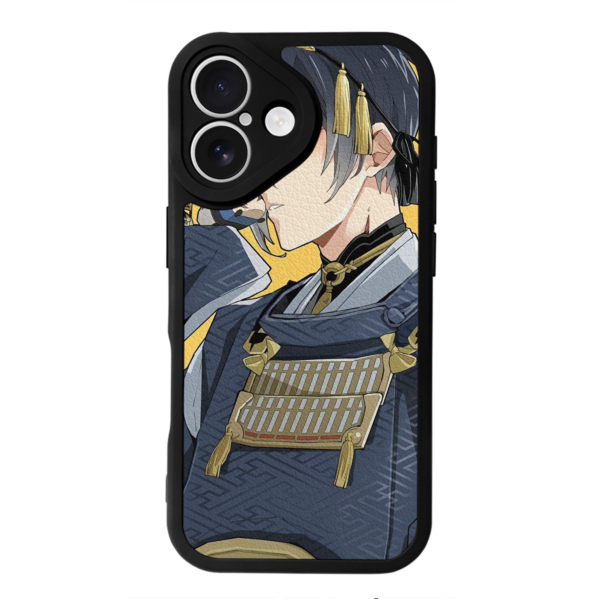 （画像用） 刀剣乱舞 Touken Ranbu 【iPhone 16シリーズ対応】シリコンスマホケース（レザー調） 材質：シリコン
